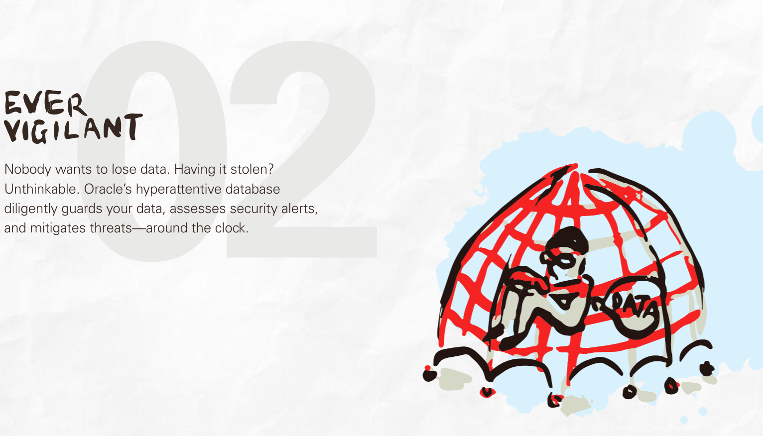 Oracle’s hyperattentive database diligently guards your data.