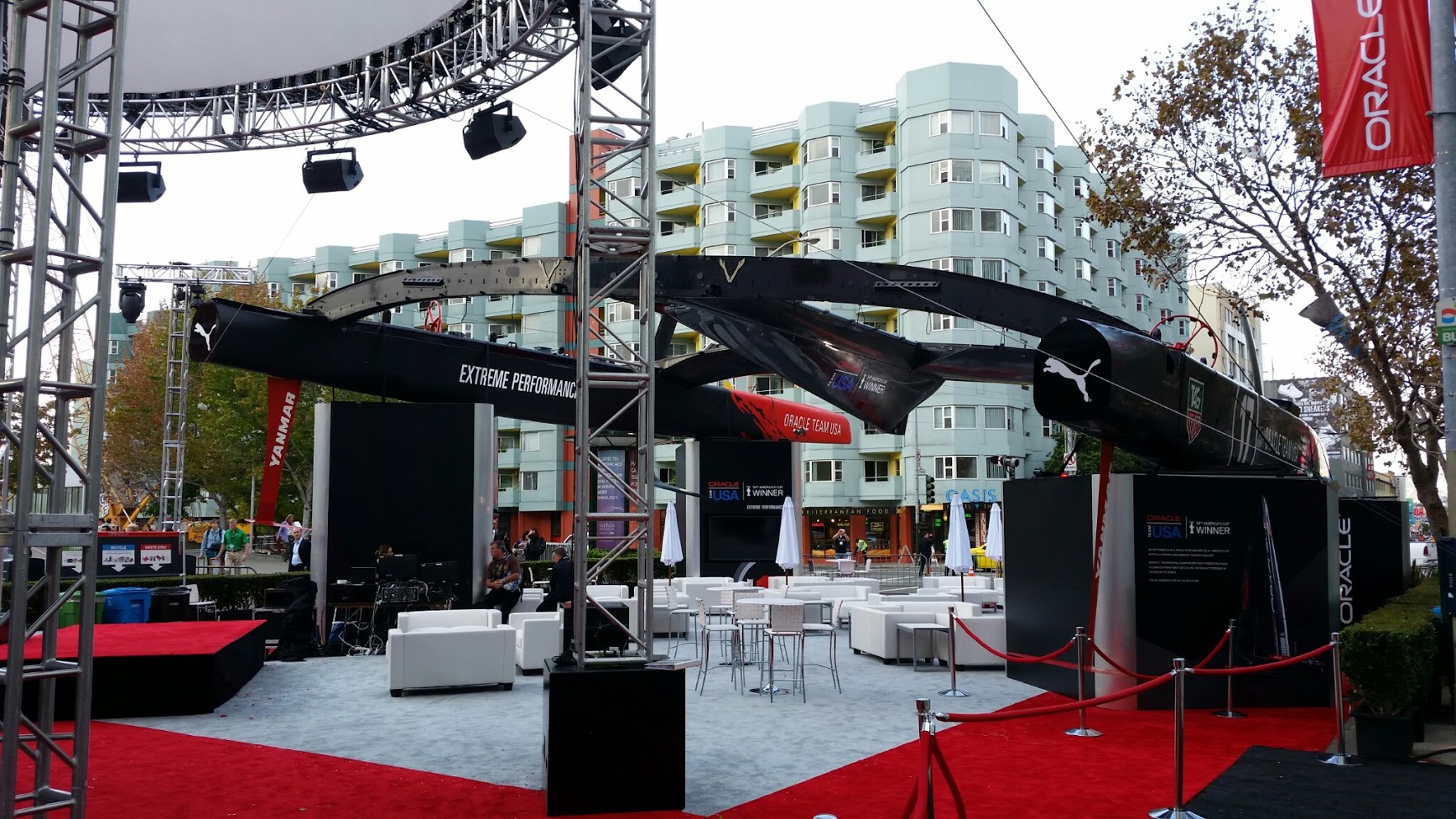 2014 Oracle OpenWorld - it's ready for people to come in.