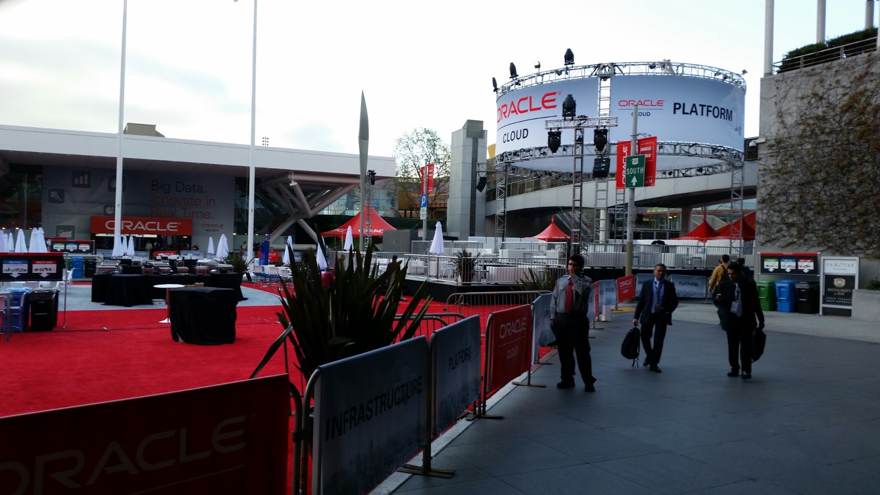 2014 Oracle OpenWorld - the set is ready.