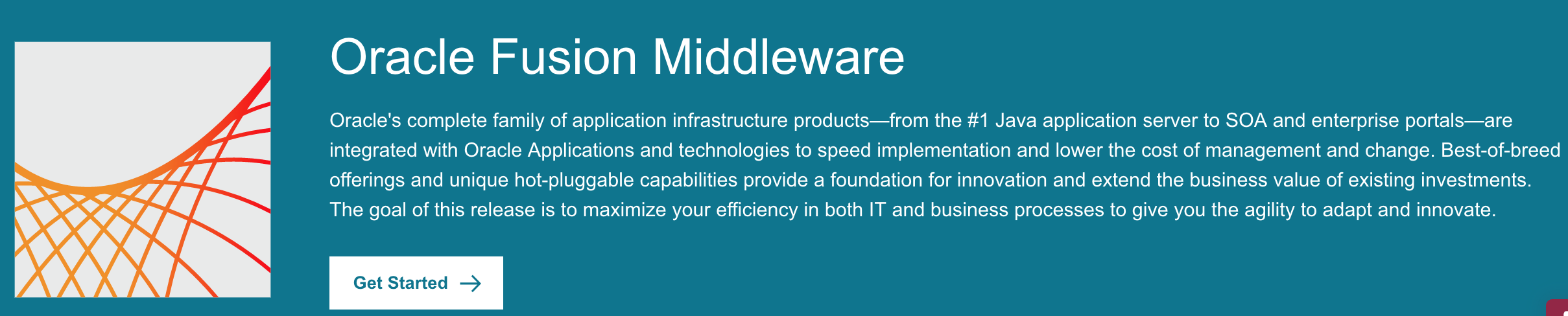 Oracle's complete family of application infrastructure products—from the #1 Java application server to SOA and enterprise portals.
