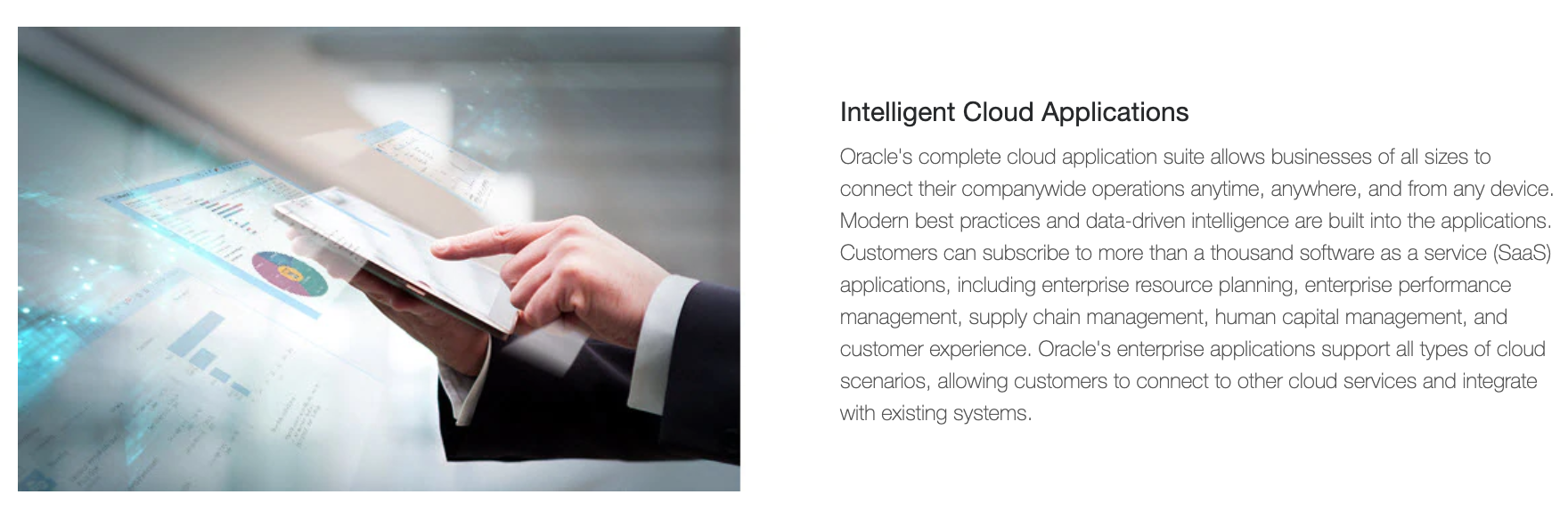 Oracle Database Cloud Service is designed and certified to meet many of the regulatory requirements.